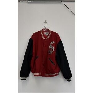 Acme Red Vintage Acme Clothing Bugs Bunny Classic Varsity Jacket WB - Size XL